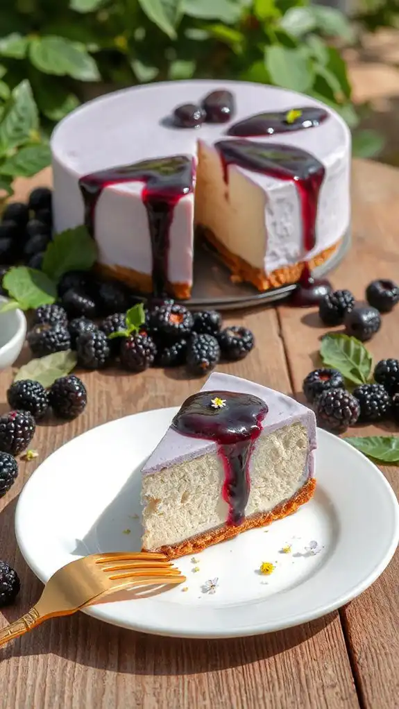 mulberry cheesecake summer delight mulberry cheesecake summer delight