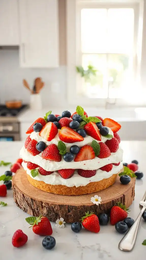 no bake berry dessert delight