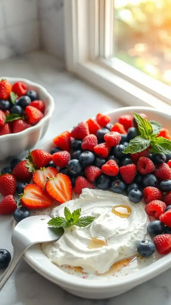 no bake berry dessert layers
