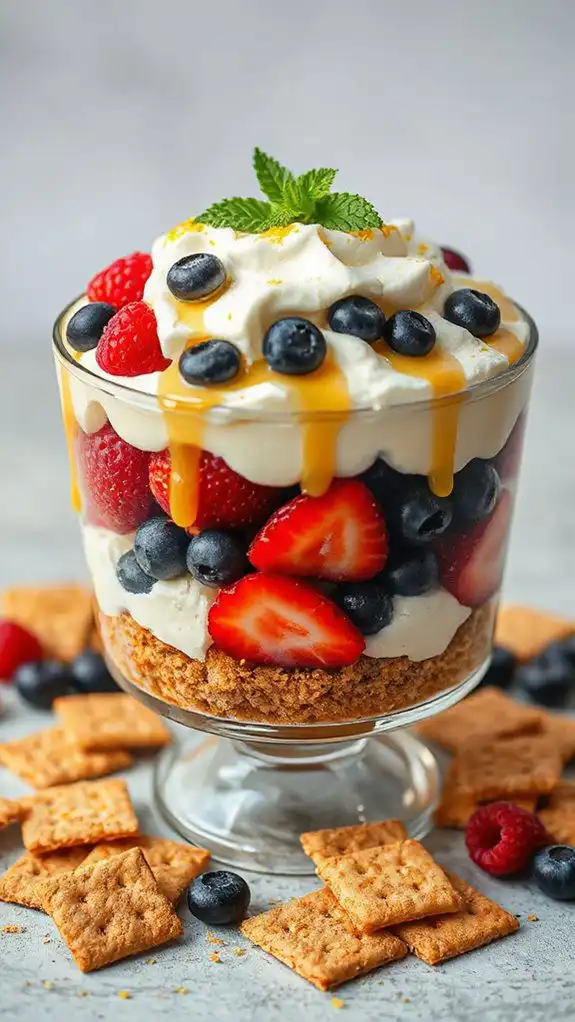 no bake berry dessert trifle