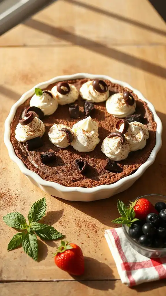 no bake chocolate dessert delight