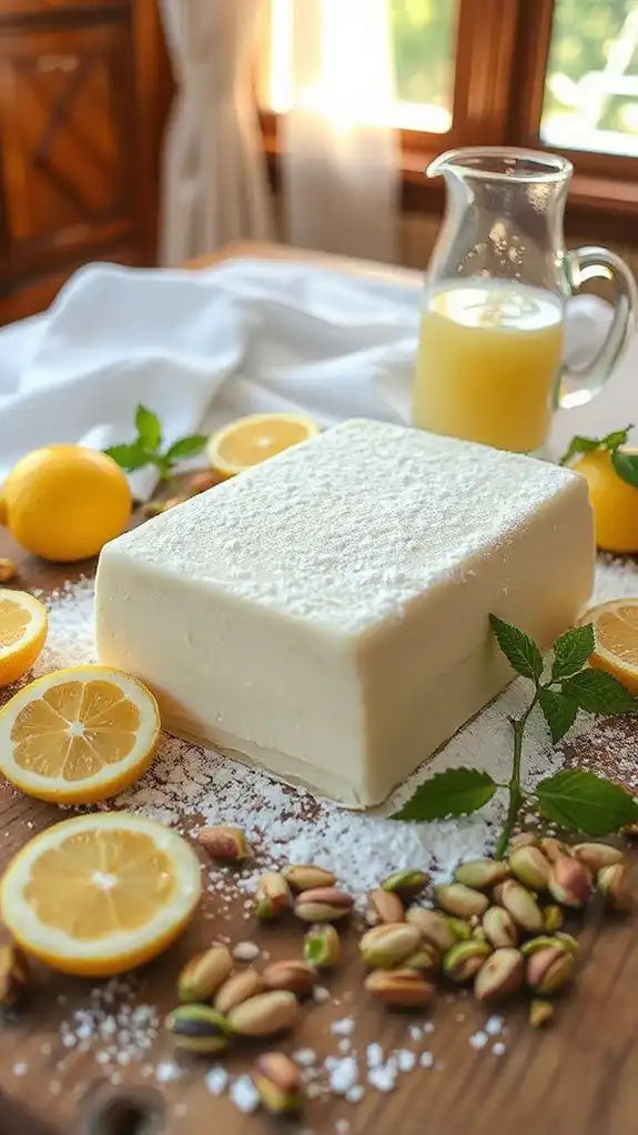 no bake citrus frozen delight