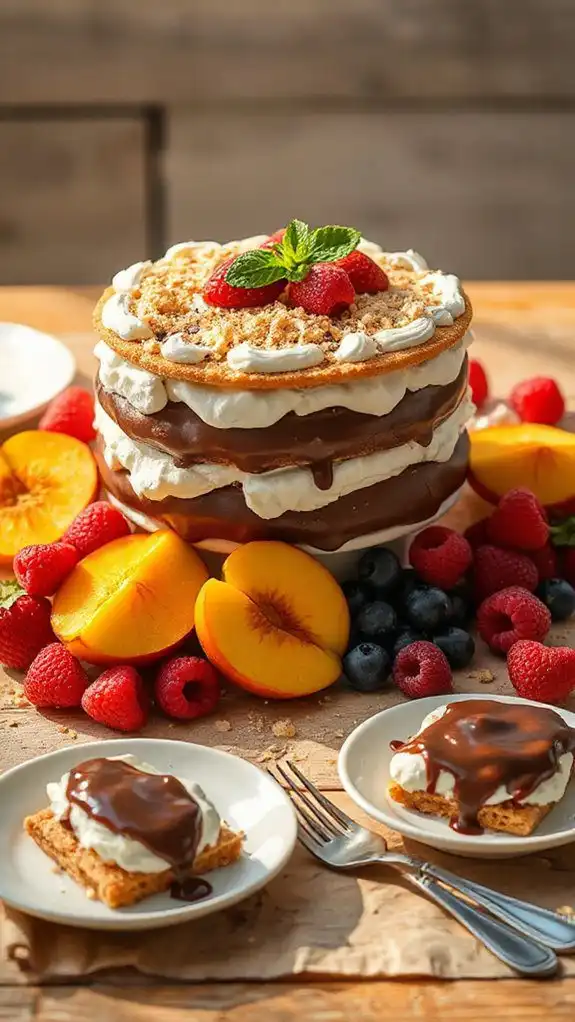 no bake graham cracker dessert