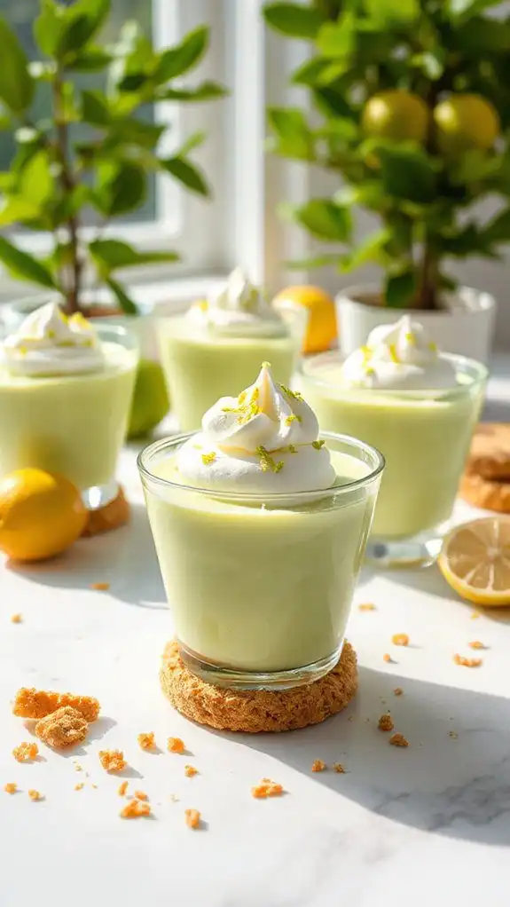 no bake key lime cups