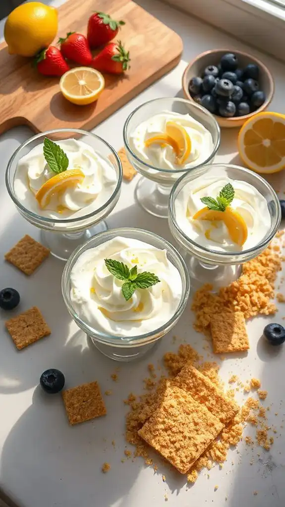 no bake lemon cheesecake delight