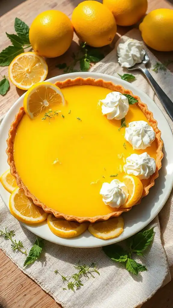 no bake lemon tart delight