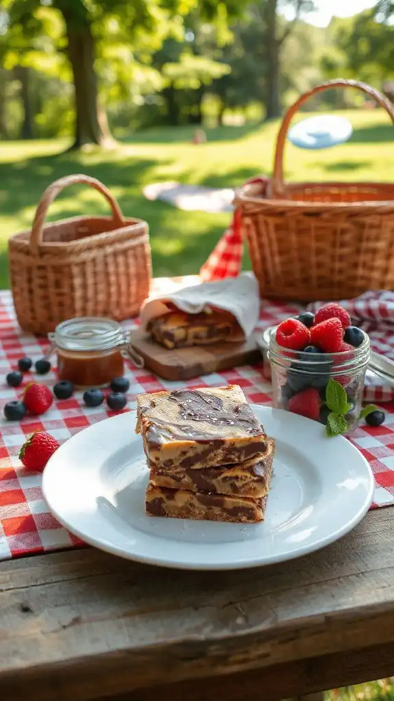 no bake peanut butter bars