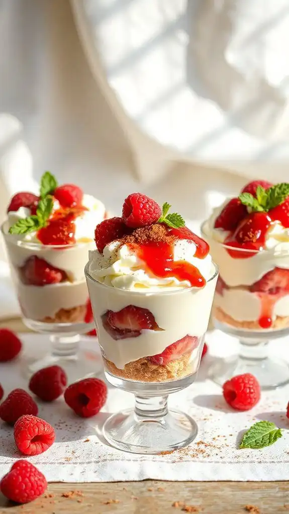 no bake raspberry chocolate parfait no bake raspberry chocolate parfait