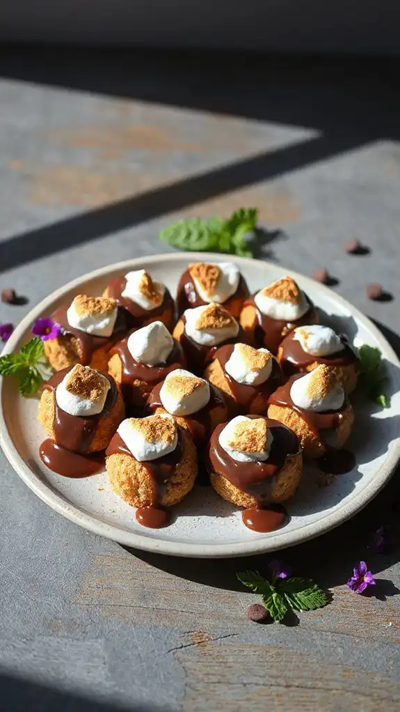 no bake s mores bites recipe