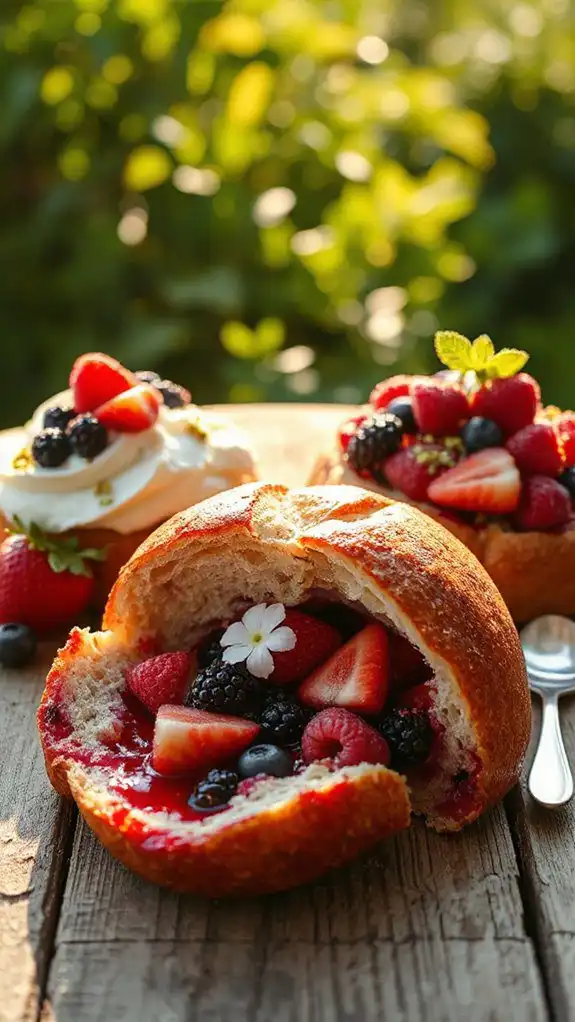 no bake summer berry delight
