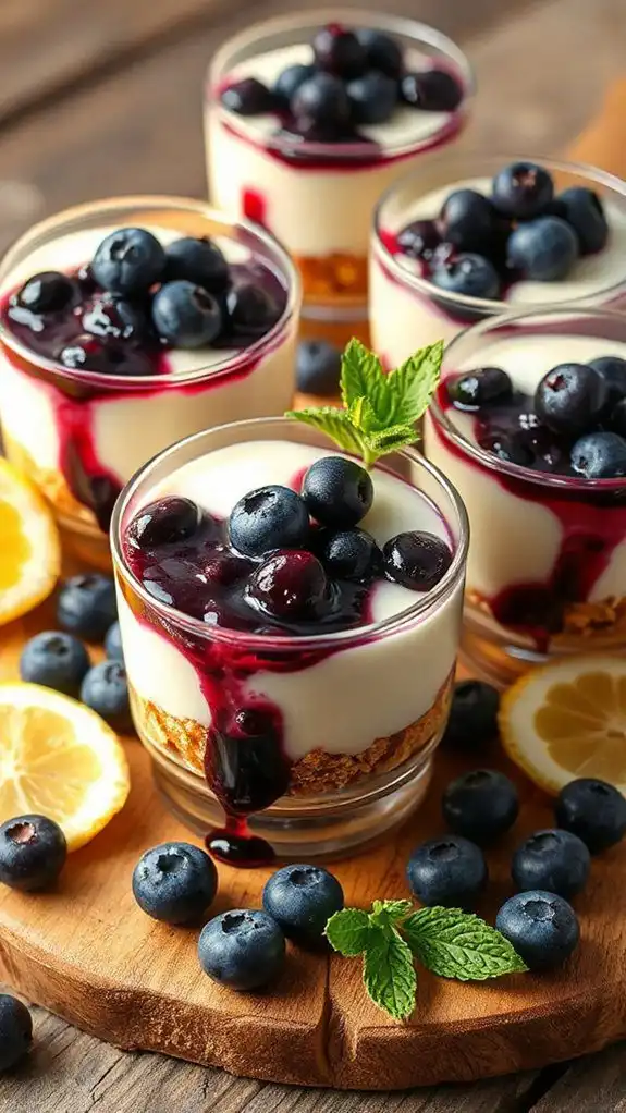 no bake summer cheesecake cups