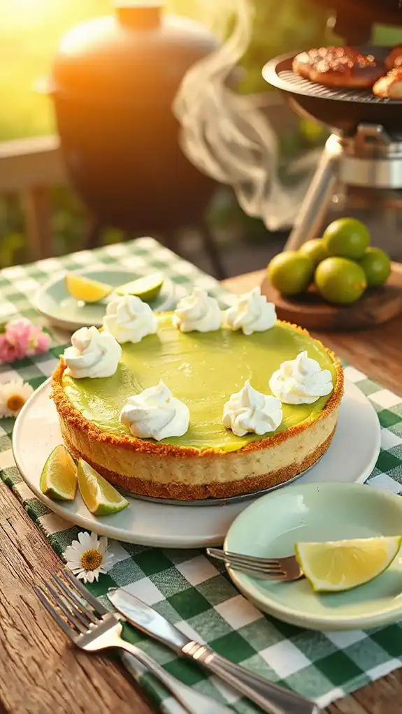 no bake summer lime dessert