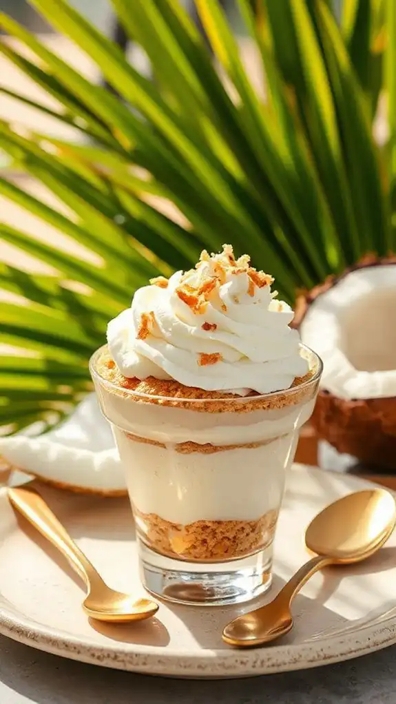 no bake tropical coconut desserts