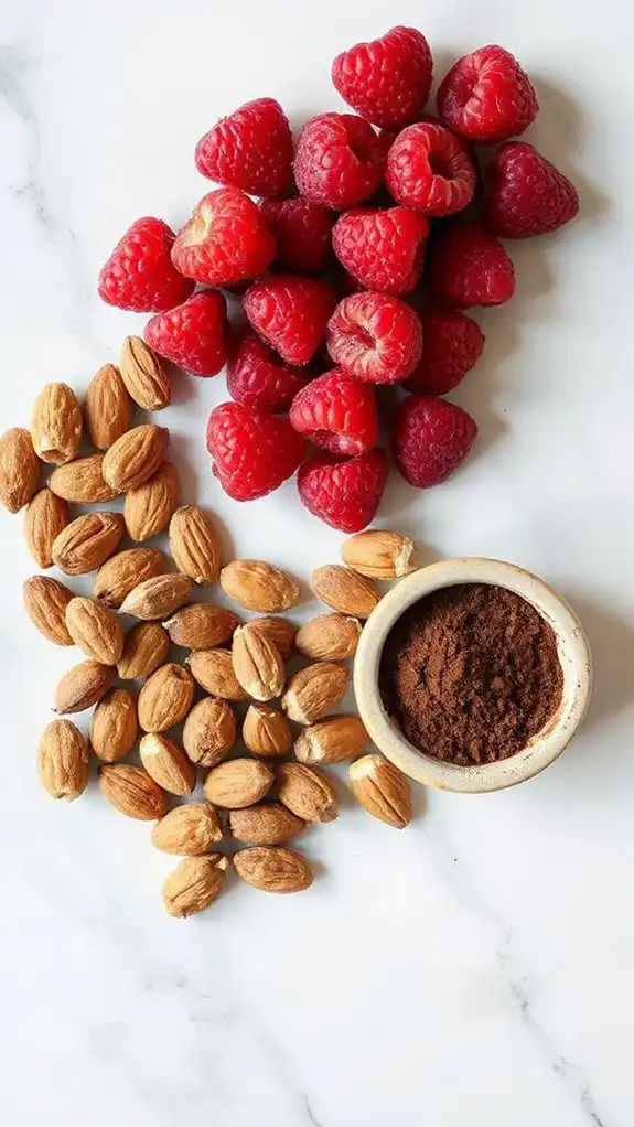 no bake vegan raspberry tart