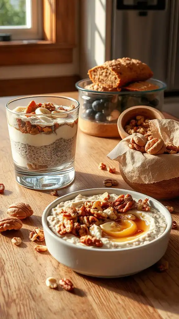 nut based breakfast suggestions available