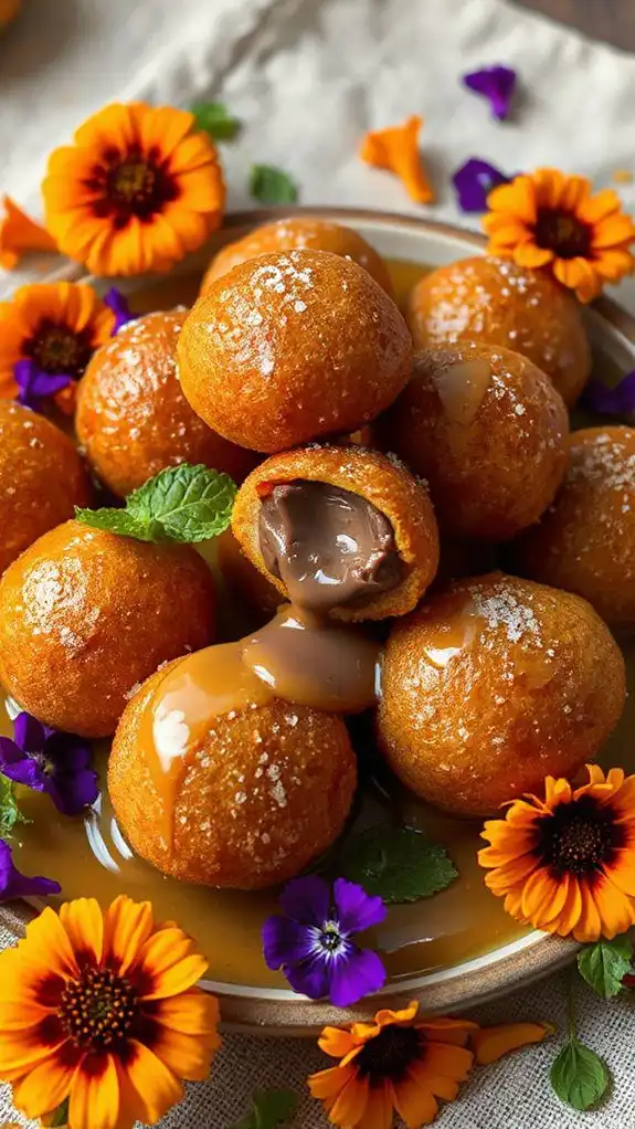 nutella filled indian dessert delight