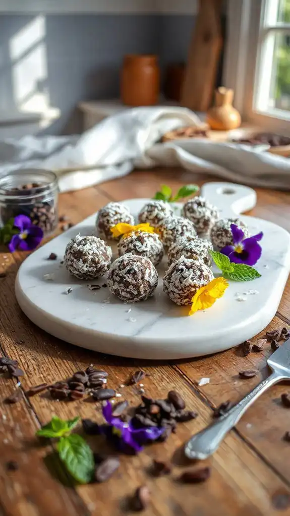 nutritious cacao coconut bites nutritious cacao coconut bites