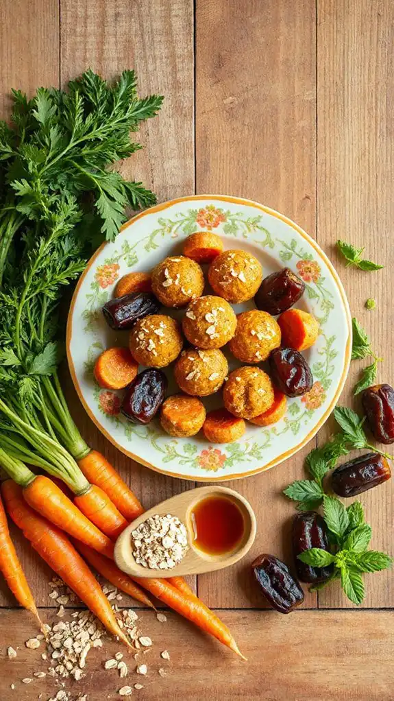 nutritious carrot energy bites