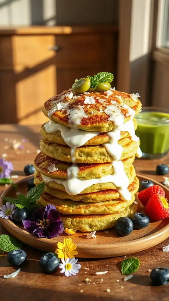 nutritious gluten free protein pancakes