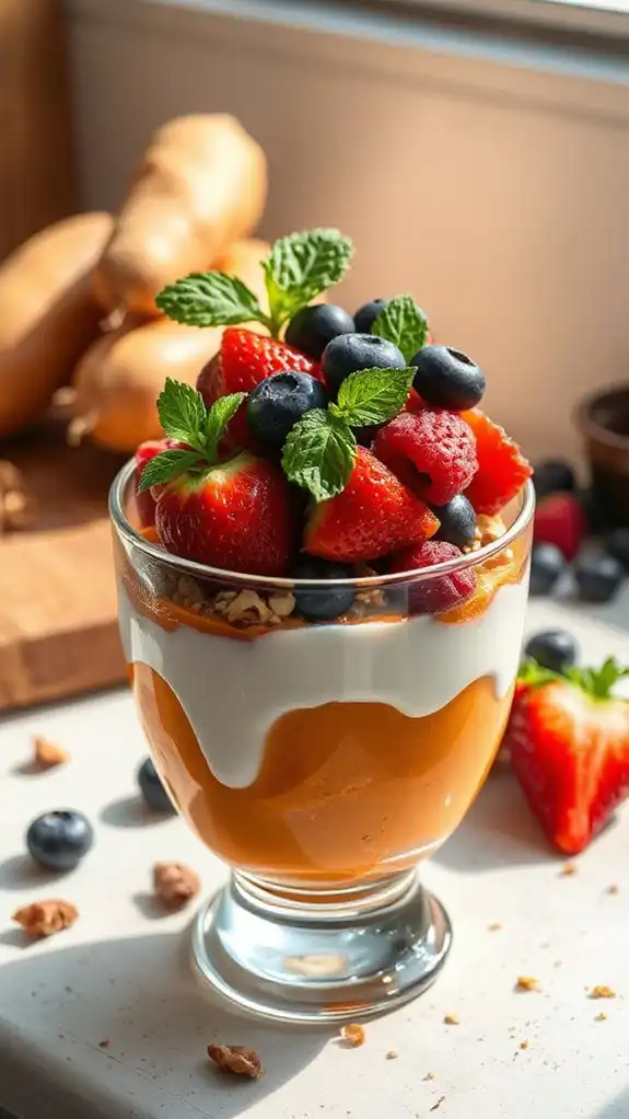 nutritious summer dessert parfaits
