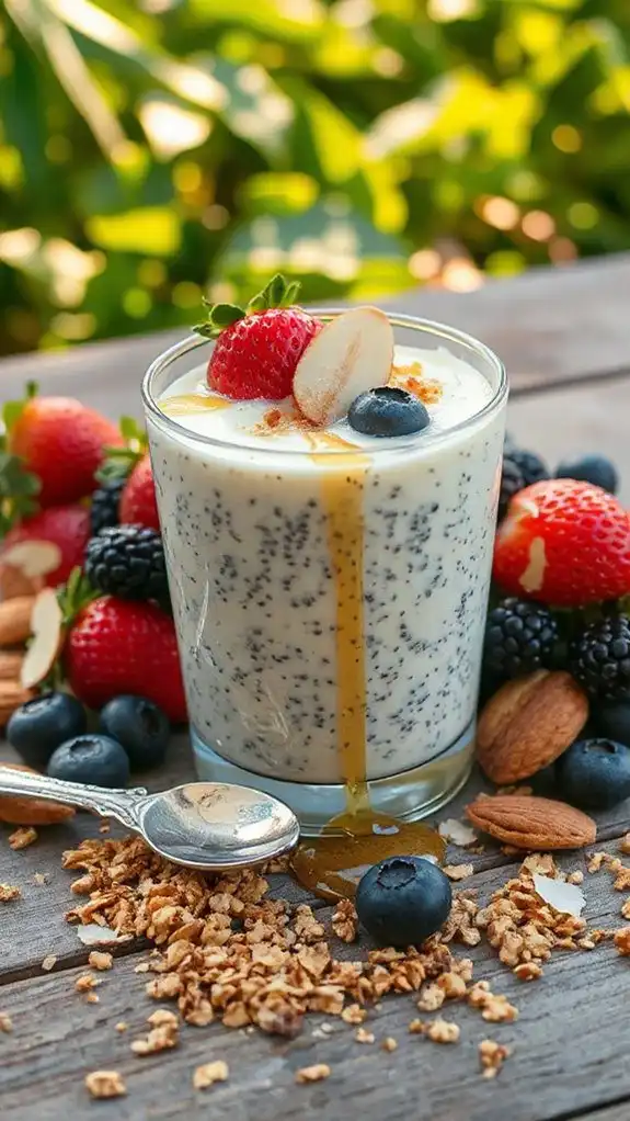 nutritious vanilla almond pudding