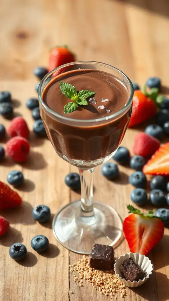 nutritious vegan chocolate mousse