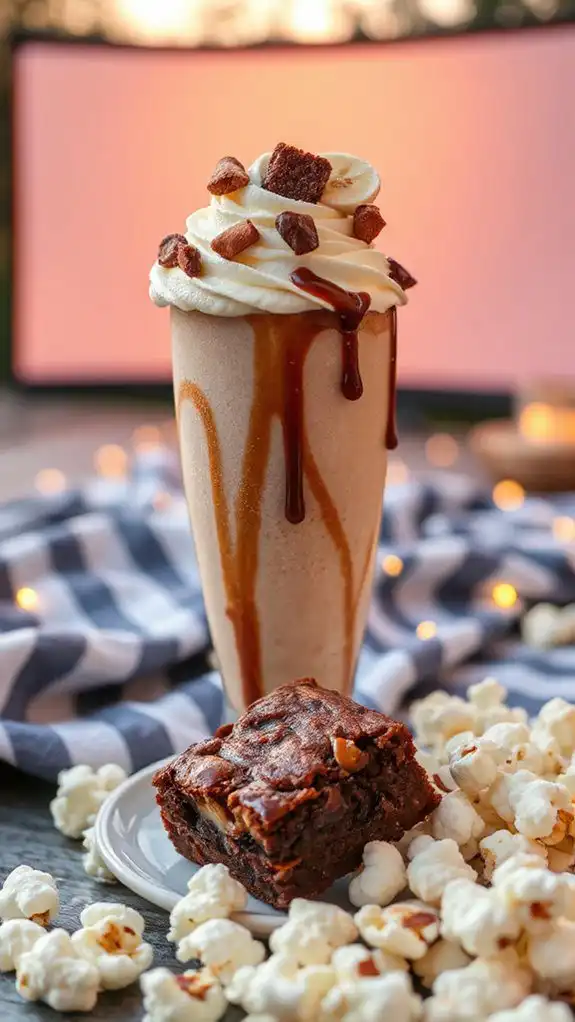 nutty banana brownie shake