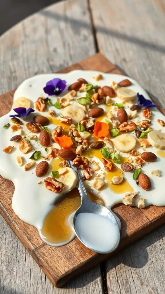 nutty banana yoghurt delight