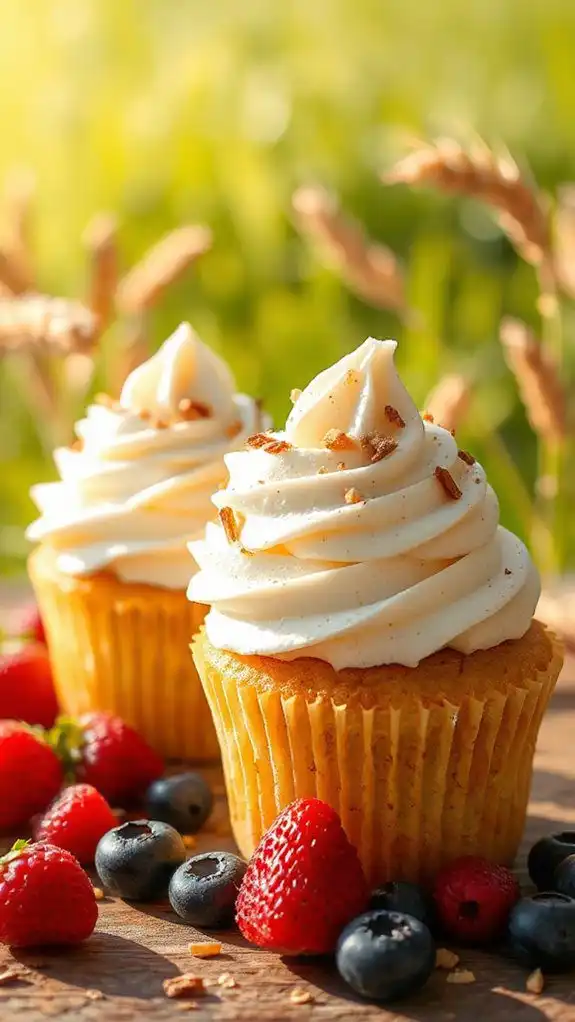nutty chewy vanilla cupcakes nutty chewy vanilla cupcakes