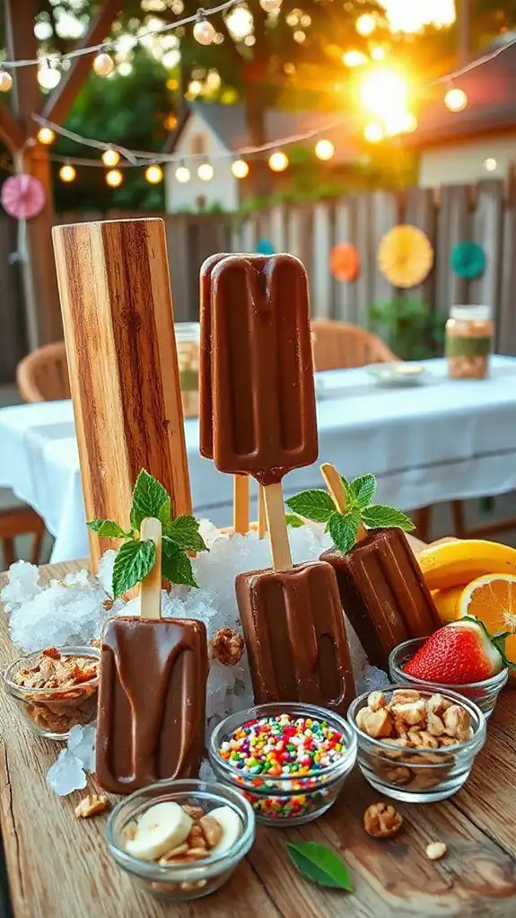 nutty chocolate frozen delight