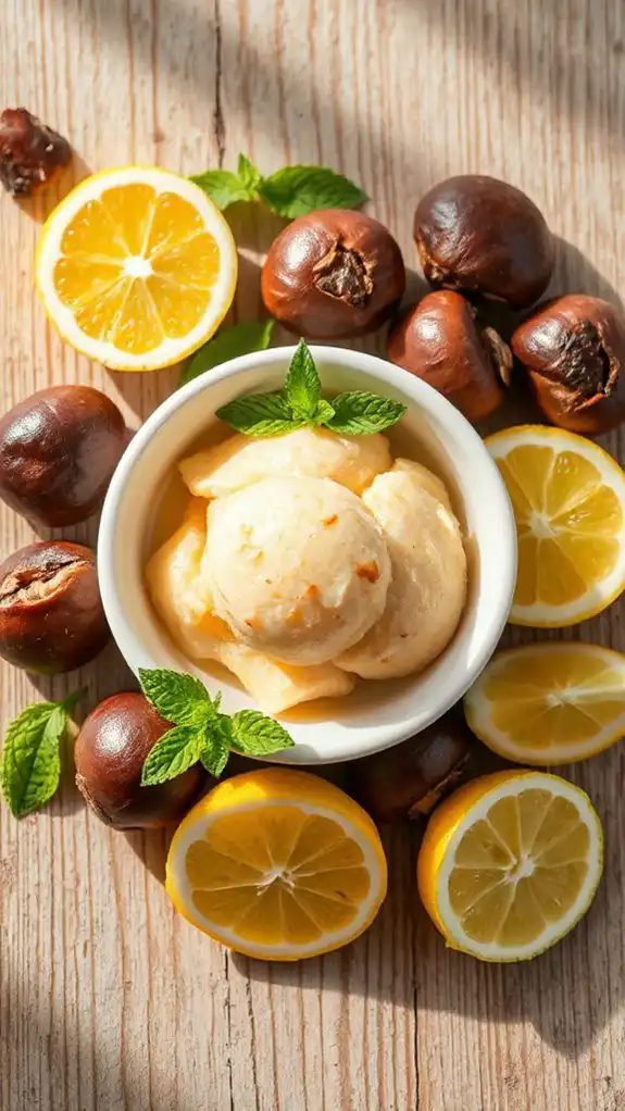 nutty citrus summer dessert