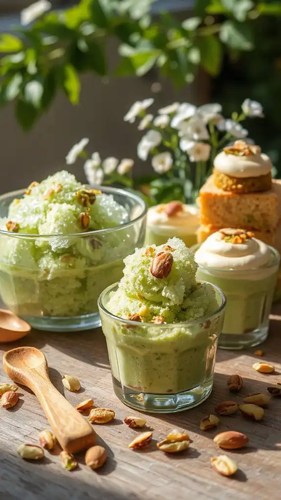 nutty frozen pistachio dessert nutty frozen pistachio dessert