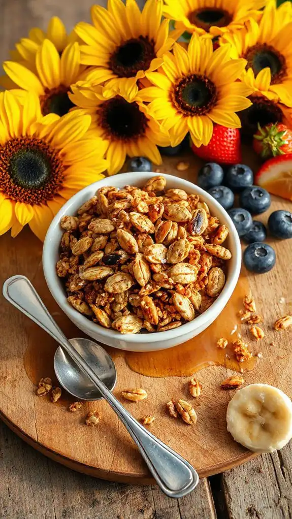 nutty maple granola delight
