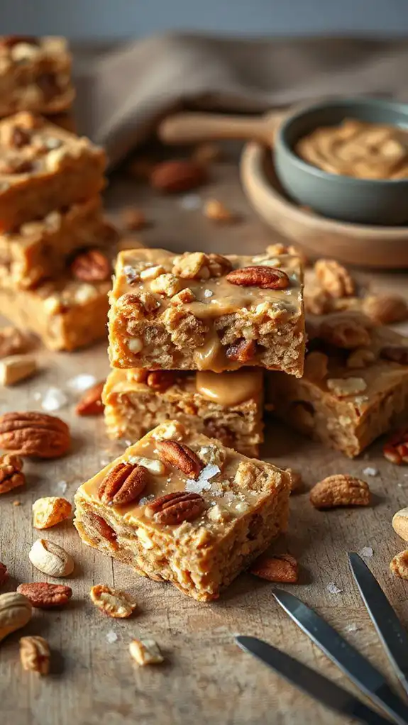 nutty textures and flavors