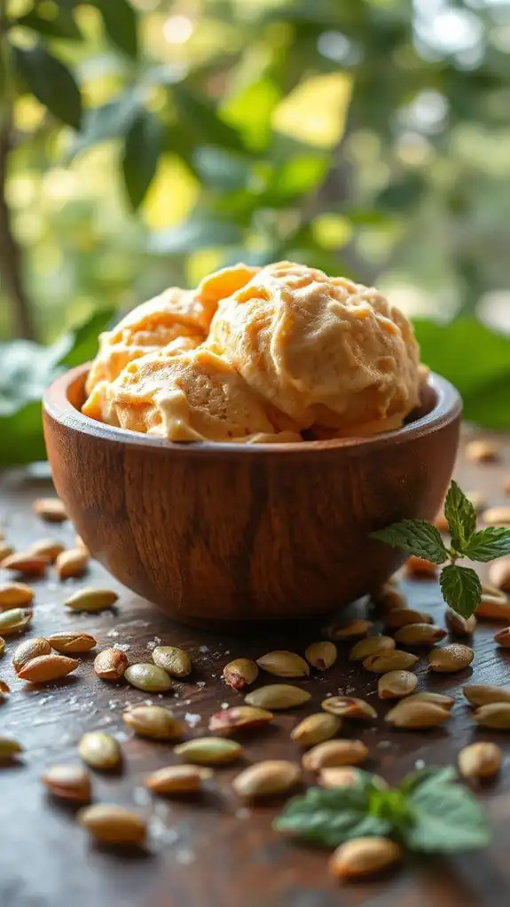 nutty vegan ice cream delight