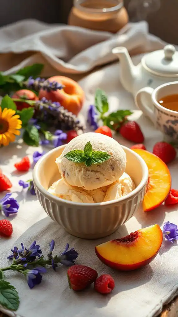oolong tea ice cream delight