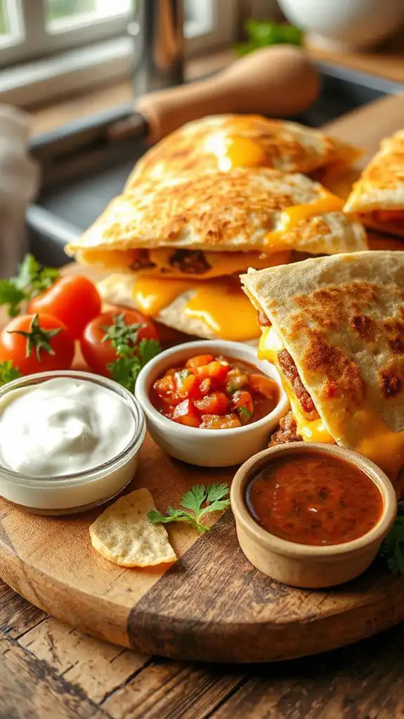 optional dipping sauces available