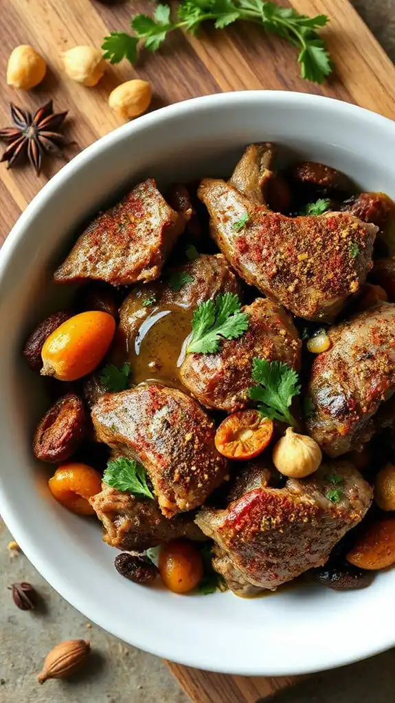 overnight lamb marination process