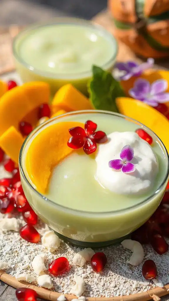 pandan flavored sago pudding recipe