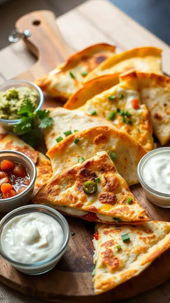 party ready mini quesadillas