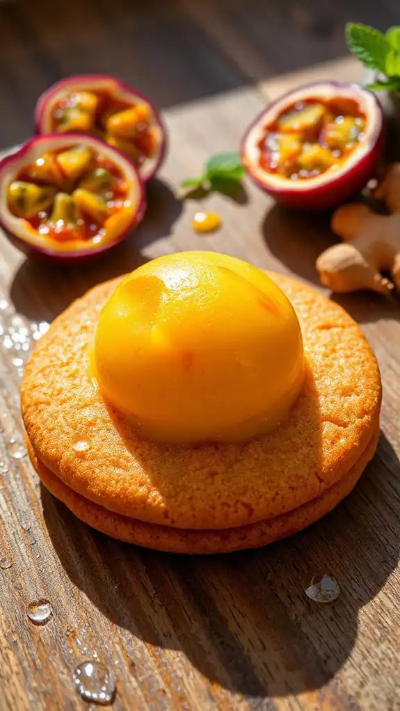 passion fruit ginger cookie delight