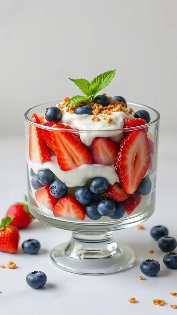 patriotic berry parfait delight