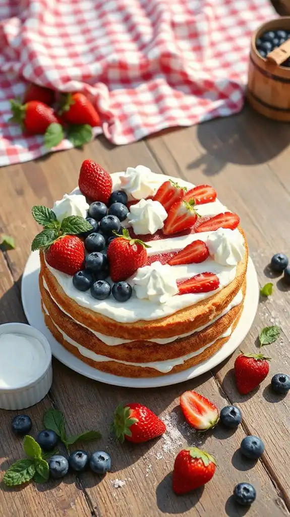patriotic cake variation tips