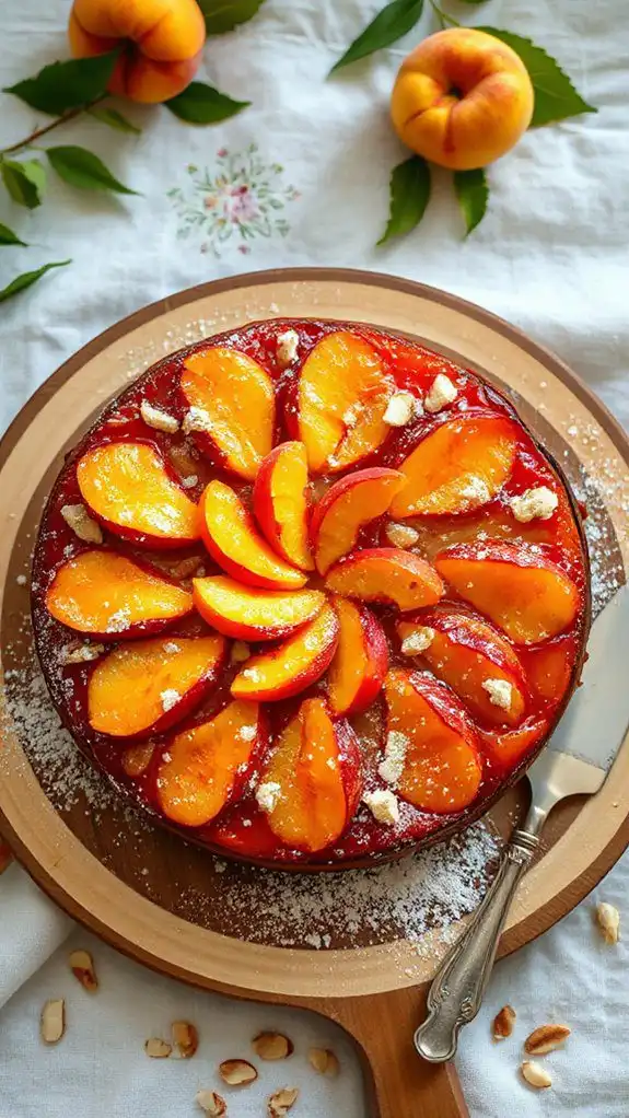 peach almond delightful dessert