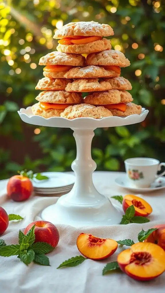 peach cream scones for brunch peach cream scones for brunch