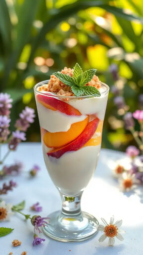 peach parfait summer delight