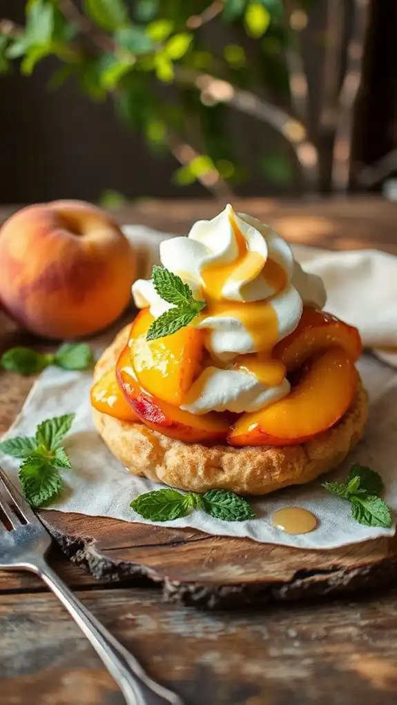 peach shortcake summer delight