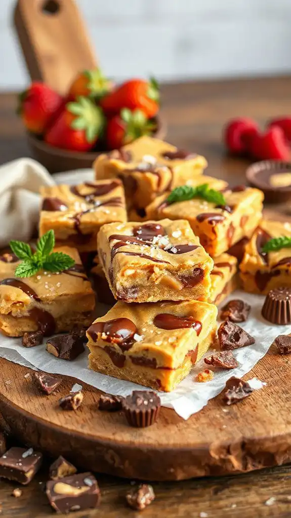peanut butter chocolate bars