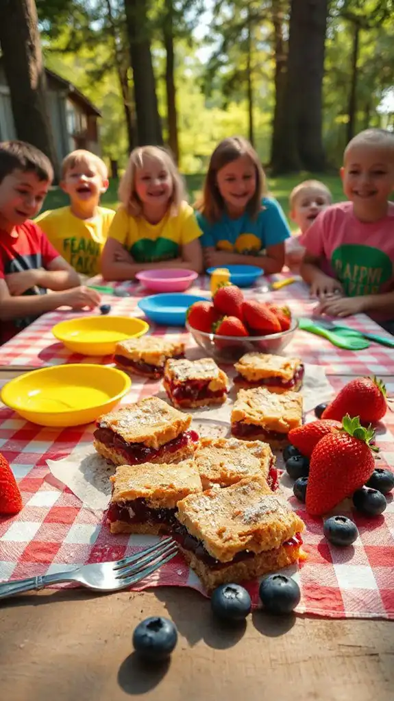 peanut butter jelly bars peanut butter jelly bars