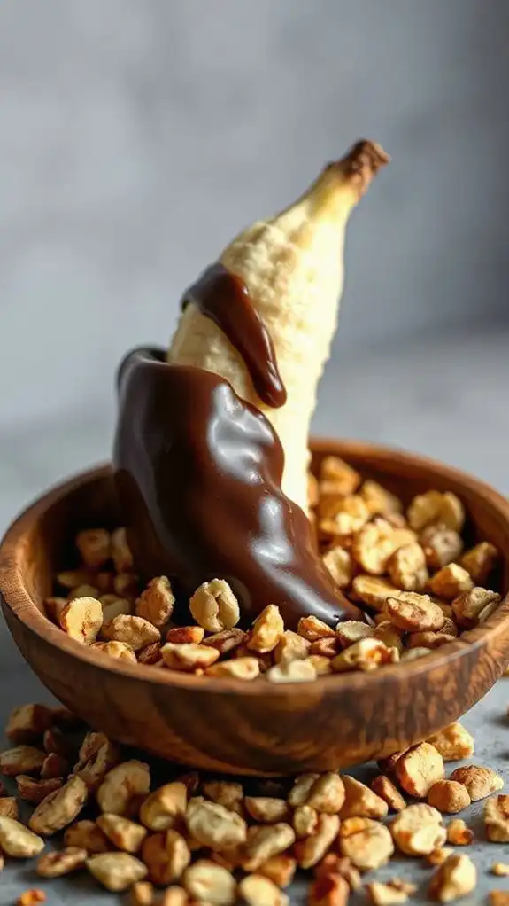 peanut coated banana crunch peanut coated banana crunch